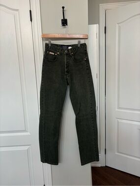 Bluenotes Straight Jeans in Olive Colour